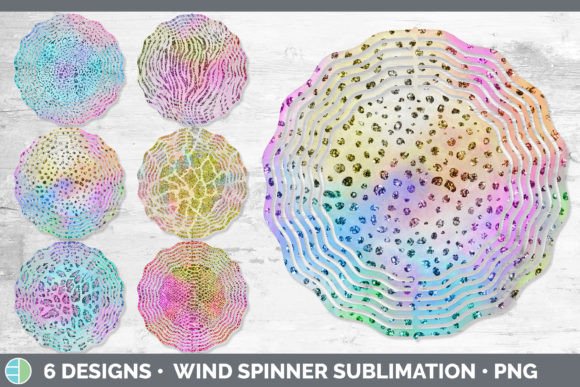 Iridescent Animal Print Wind Spinner | S: Sublimation Bundle Deep Dive