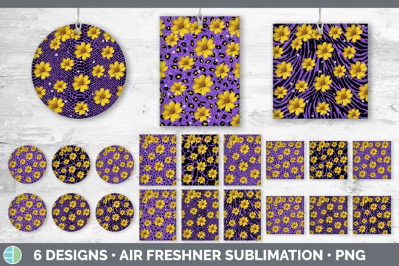 Purple Animal Print Air Freshener | Subl: A Modern Typography Asset