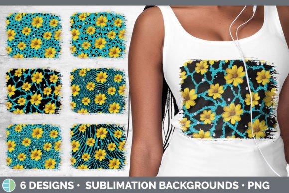 Teal Animal Print Distressed Sublimation: Bold Style for Modern Projects